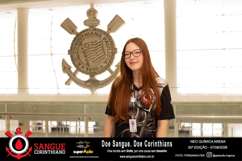 50º Edição - Campanha Sangue Corinthiano - Neo Quimíca Arena - 07 de Agosto 2026