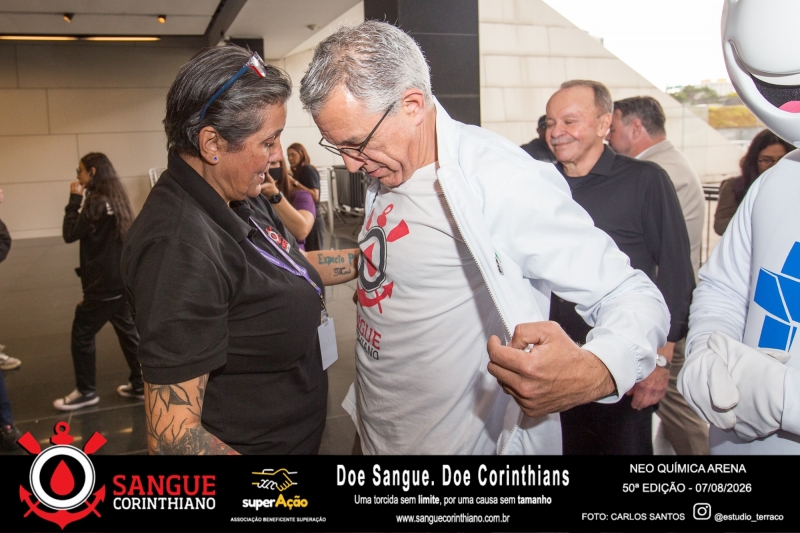 50º Edição - Campanha Sangue Corinthiano - Neo Quimíca Arena - 07 de Agosto 2026