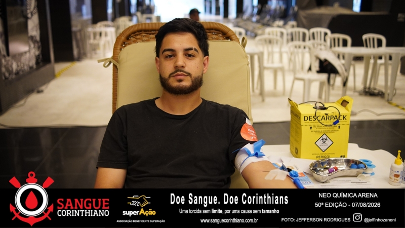 50º Edição - Campanha Sangue Corinthiano - Neo Quimíca Arena - 07 de Agosto 2026
