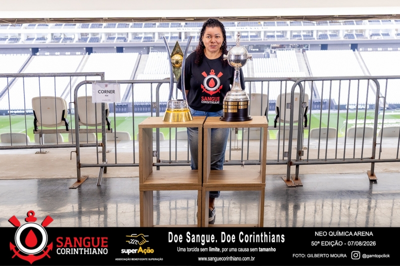 50º Edição - Campanha Sangue Corinthiano - Neo Quimíca Arena - 07 de Agosto 2026