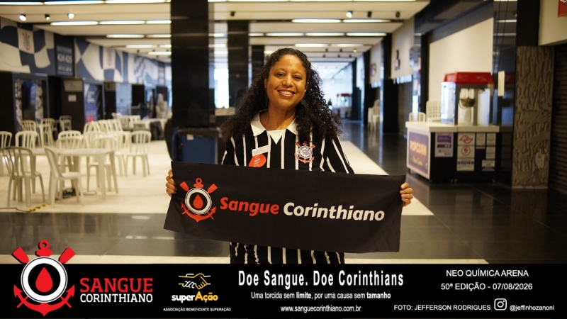50º Edição - Campanha Sangue Corinthiano - Neo Quimíca Arena - 07 de Agosto 2026