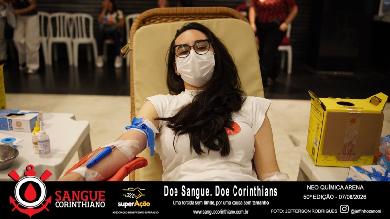 50º Edição - Campanha Sangue Corinthiano - Neo Quimíca Arena - 07 de Agosto 2026
