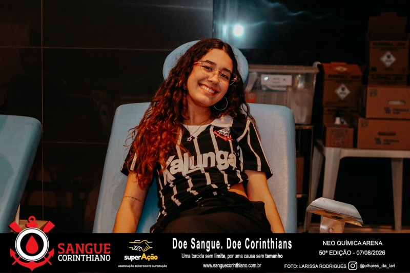 50º Edição - Campanha Sangue Corinthiano - Neo Quimíca Arena - 07 de Agosto 2026