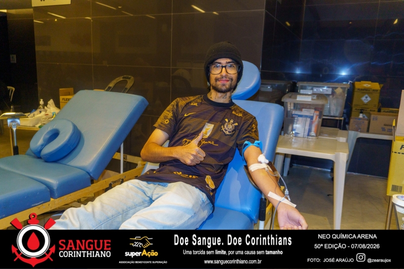 50º Edição - Campanha Sangue Corinthiano - Neo Quimíca Arena - 07 de Agosto 2026
