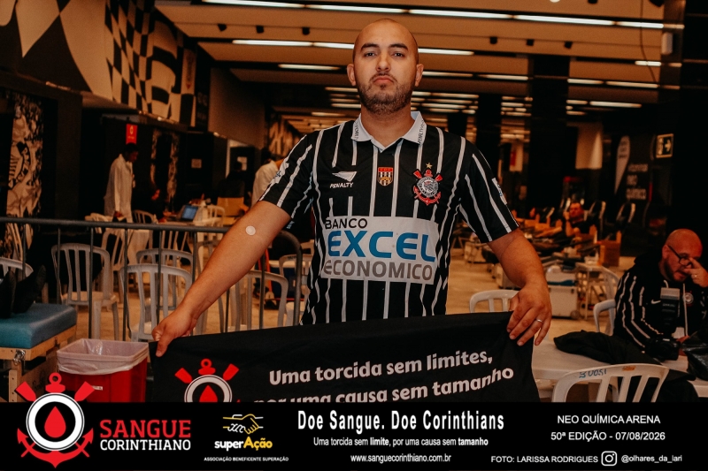 50º Edição - Campanha Sangue Corinthiano - Neo Quimíca Arena - 07 de Agosto 2026
