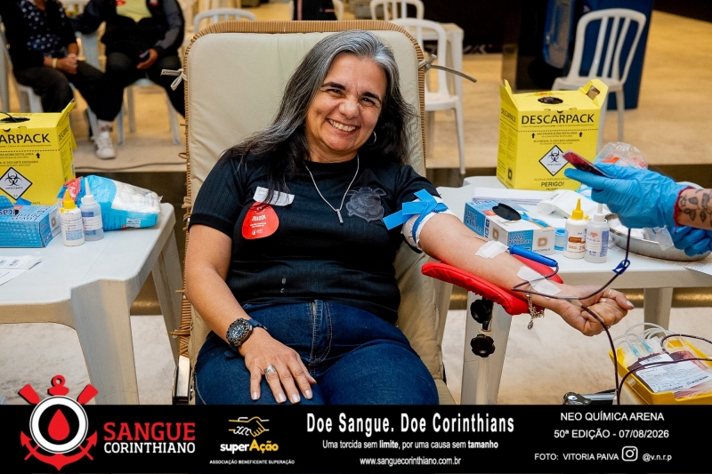 50º Edição - Campanha Sangue Corinthiano - Neo Quimíca Arena - 07 de Agosto 2026