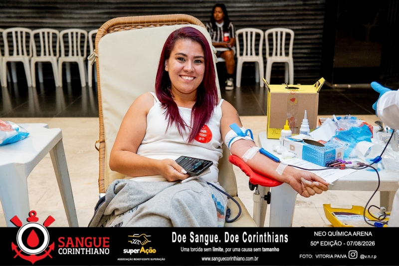 50º Edição - Campanha Sangue Corinthiano - Neo Quimíca Arena - 07 de Agosto 2026