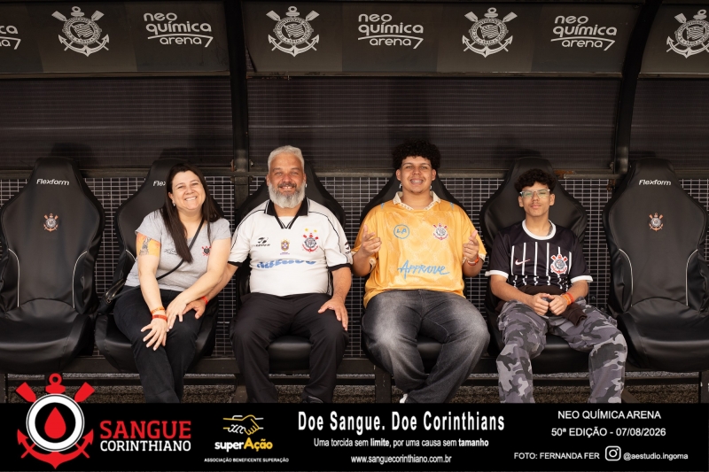 50º Edição - Campanha Sangue Corinthiano - Neo Quimíca Arena - 07 de Agosto 2026