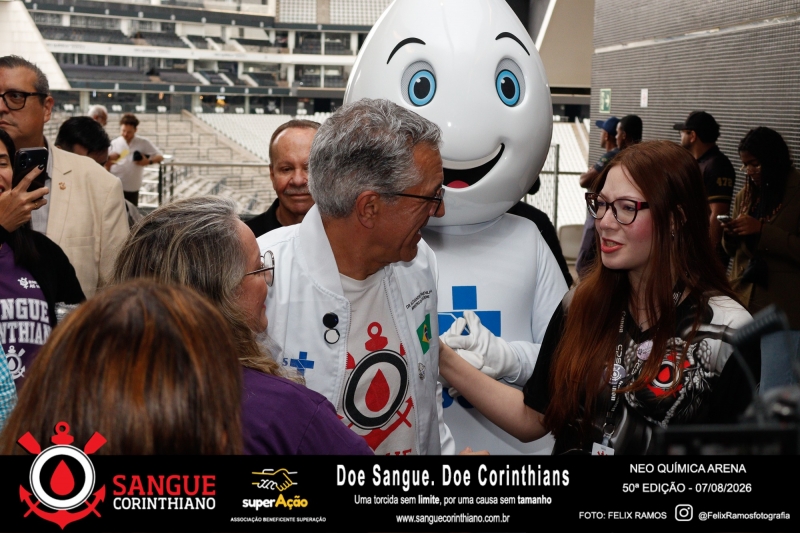 50º Edição - Campanha Sangue Corinthiano - Neo Quimíca Arena - 07 de Agosto 2026