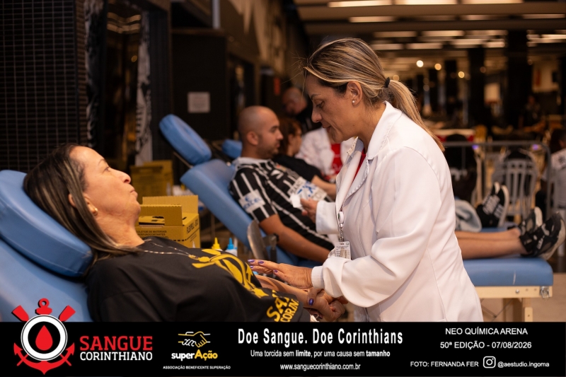 50º Edição - Campanha Sangue Corinthiano - Neo Quimíca Arena - 07 de Agosto 2026