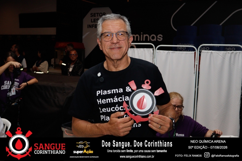 50º Edição - Campanha Sangue Corinthiano - Neo Quimíca Arena - 07 de Agosto 2026