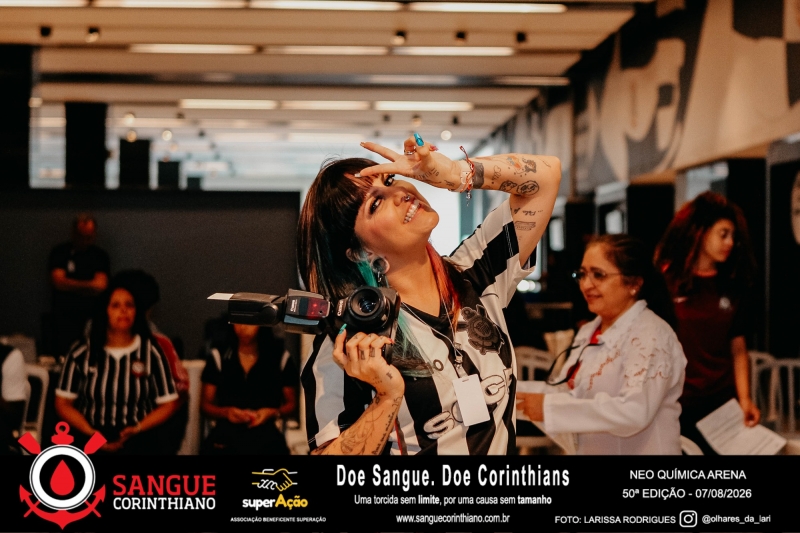 50º Edição - Campanha Sangue Corinthiano - Neo Quimíca Arena - 07 de Agosto 2026