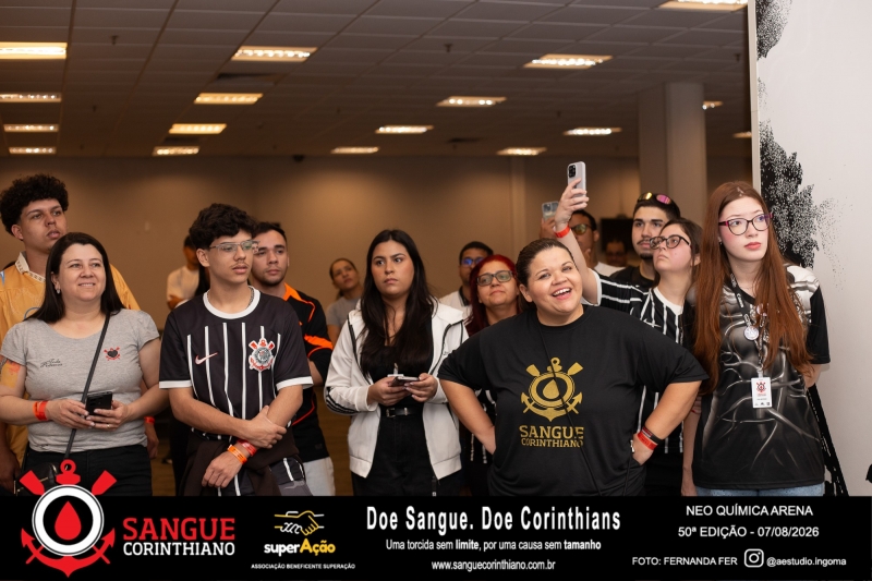50º Edição - Campanha Sangue Corinthiano - Neo Quimíca Arena - 07 de Agosto 2026