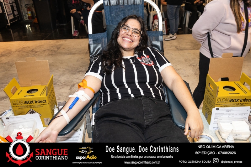 50º Edição - Campanha Sangue Corinthiano - Neo Quimíca Arena - 07 de Agosto 2026