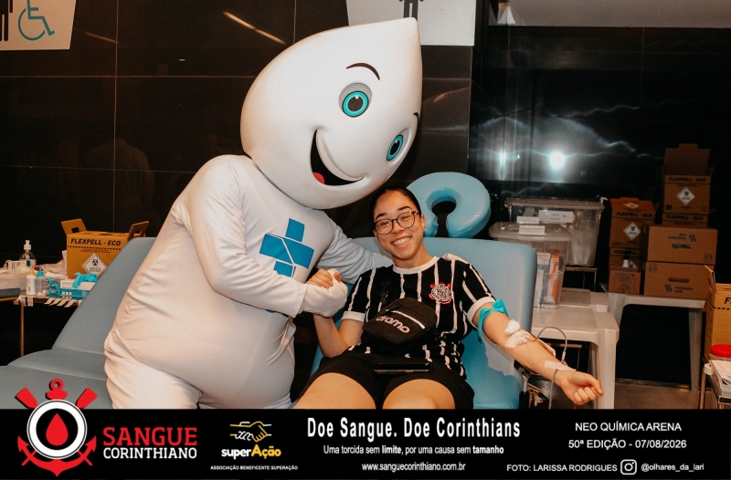 50º Edição - Campanha Sangue Corinthiano - Neo Quimíca Arena - 07 de Agosto 2026