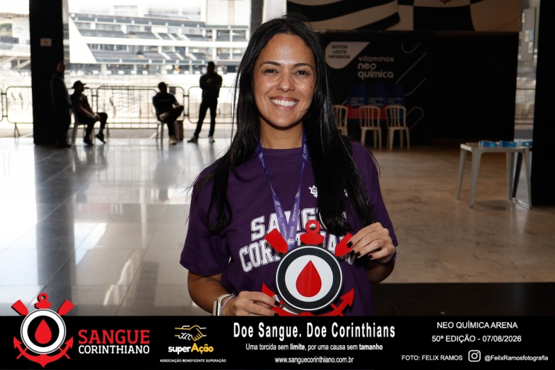 50º Edição - Campanha Sangue Corinthiano - Neo Quimíca Arena - 07 de Agosto 2026