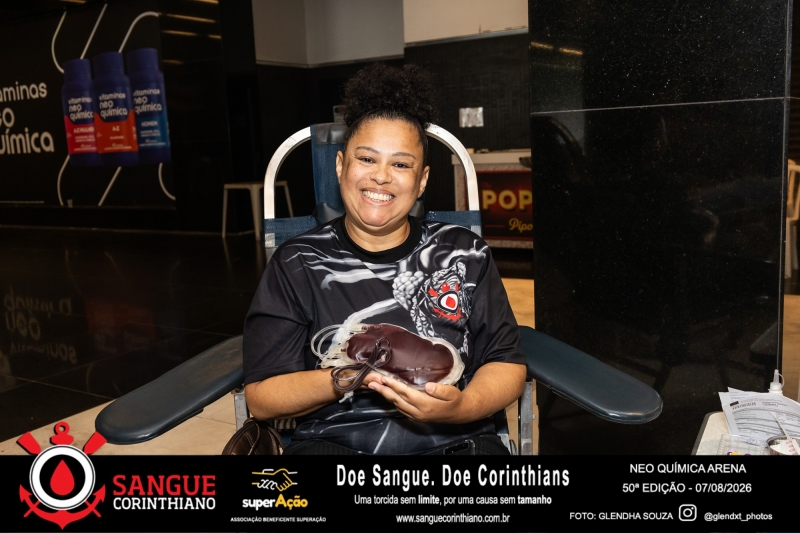 50º Edição - Campanha Sangue Corinthiano - Neo Quimíca Arena - 07 de Agosto 2026