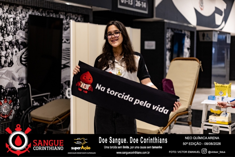50º Edição - Campanha Sangue Corinthiano - Neo Quimíca Arena - 07 de Agosto 2026