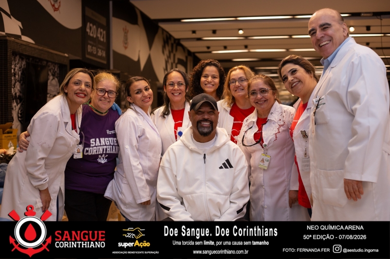 50º Edição - Campanha Sangue Corinthiano - Neo Quimíca Arena - 07 de Agosto 2026