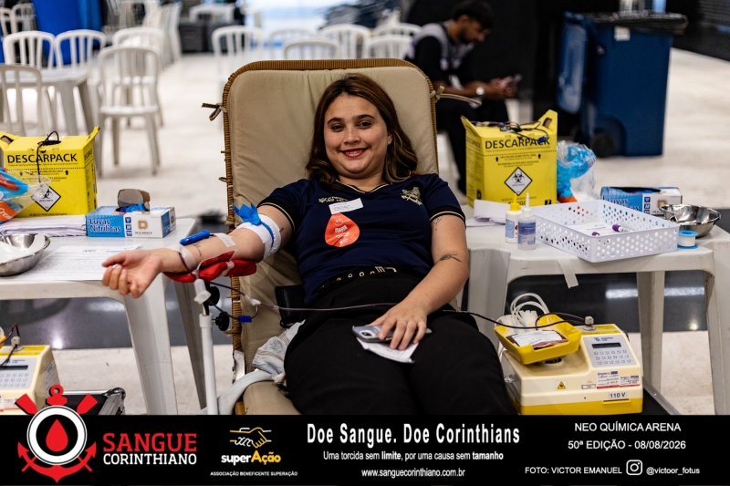 50º Edição - Campanha Sangue Corinthiano - Neo Quimíca Arena - 07 de Agosto 2026
