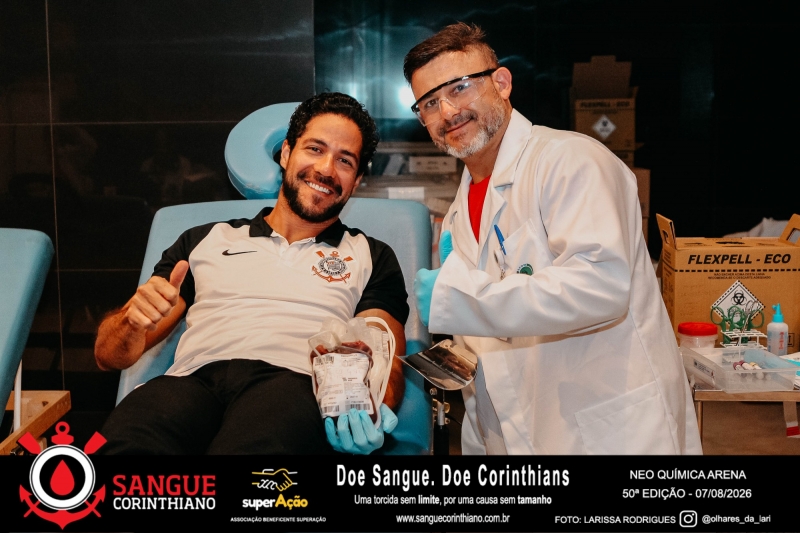 50º Edição - Campanha Sangue Corinthiano - Neo Quimíca Arena - 07 de Agosto 2026