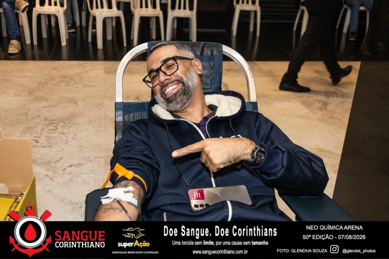 50º Edição - Campanha Sangue Corinthiano - Neo Quimíca Arena - 07 de Agosto 2026