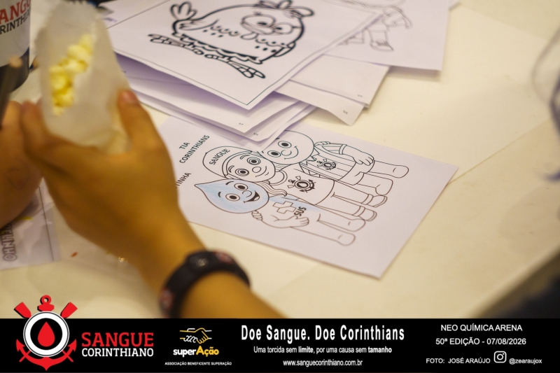 50º Edição - Campanha Sangue Corinthiano - Neo Quimíca Arena - 07 de Agosto 2026