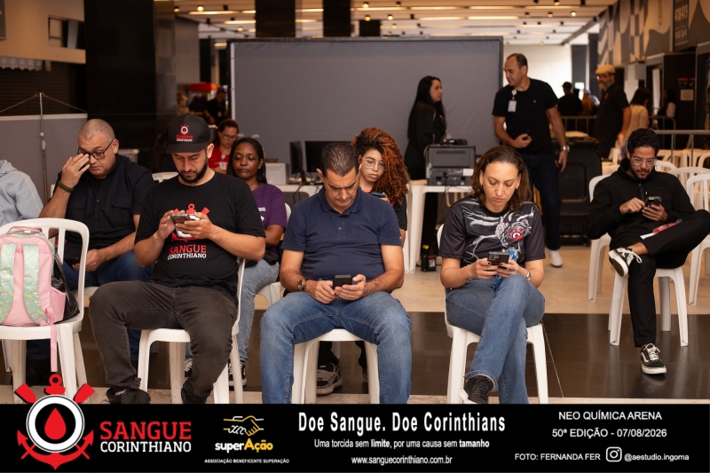 50º Edição - Campanha Sangue Corinthiano - Neo Quimíca Arena - 07 de Agosto 2026