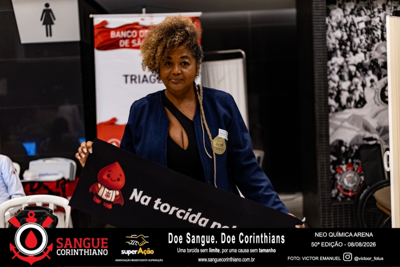 50º Edição - Campanha Sangue Corinthiano - Neo Quimíca Arena - 07 de Agosto 2026