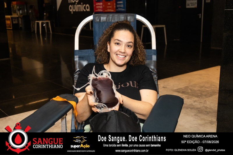 50º Edição - Campanha Sangue Corinthiano - Neo Quimíca Arena - 07 de Agosto 2026