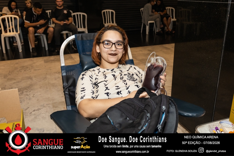 50º Edição - Campanha Sangue Corinthiano - Neo Quimíca Arena - 07 de Agosto 2026