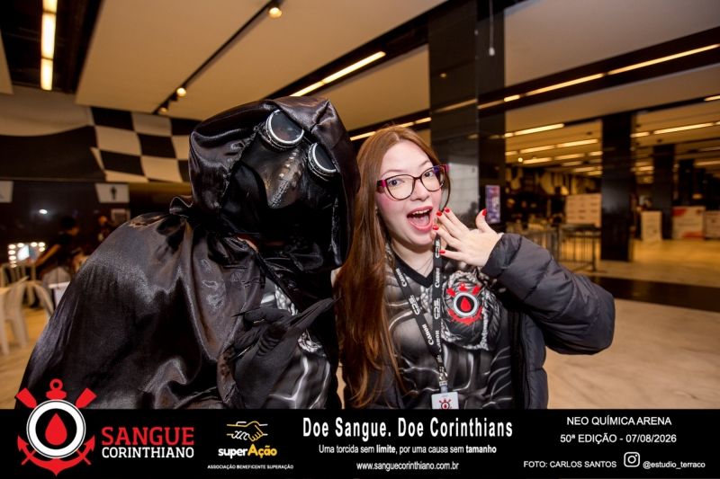 50º Edição - Campanha Sangue Corinthiano - Neo Quimíca Arena - 07 de Agosto 2026