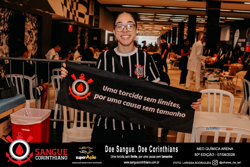 50º Edição - Campanha Sangue Corinthiano - Neo Quimíca Arena - 07 de Agosto 2026
