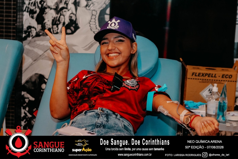 50º Edição - Campanha Sangue Corinthiano - Neo Quimíca Arena - 07 de Agosto 2026