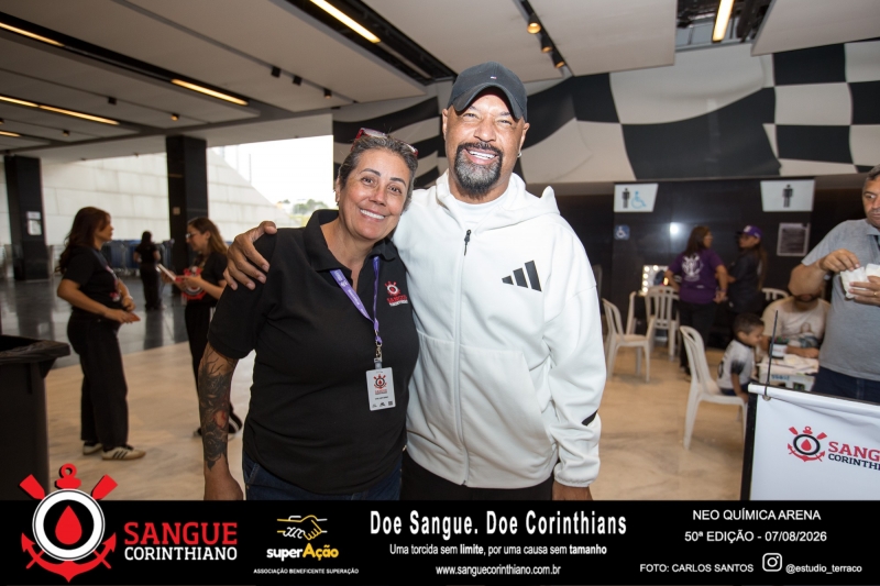 50º Edição - Campanha Sangue Corinthiano - Neo Quimíca Arena - 07 de Agosto 2026
