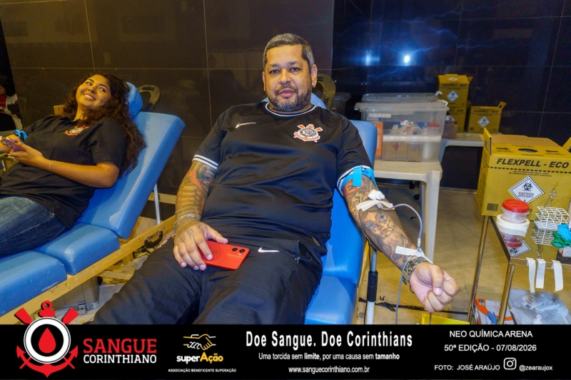 50º Edição - Campanha Sangue Corinthiano - Neo Quimíca Arena - 07 de Agosto 2026