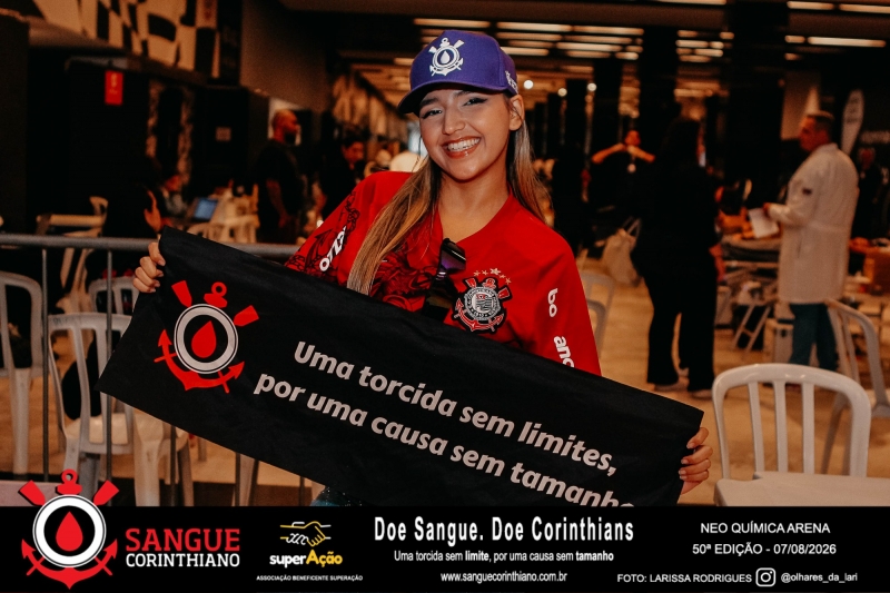 50º Edição - Campanha Sangue Corinthiano - Neo Quimíca Arena - 07 de Agosto 2026