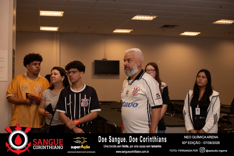 50º Edição - Campanha Sangue Corinthiano - Neo Quimíca Arena - 07 de Agosto 2026