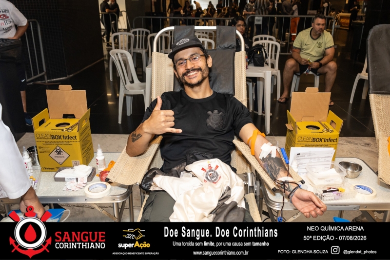 50º Edição - Campanha Sangue Corinthiano - Neo Quimíca Arena - 07 de Agosto 2026