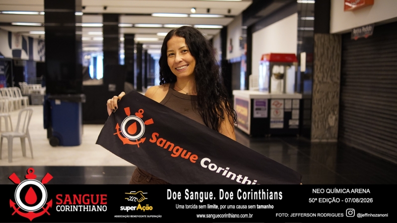 50º Edição - Campanha Sangue Corinthiano - Neo Quimíca Arena - 07 de Agosto 2026
