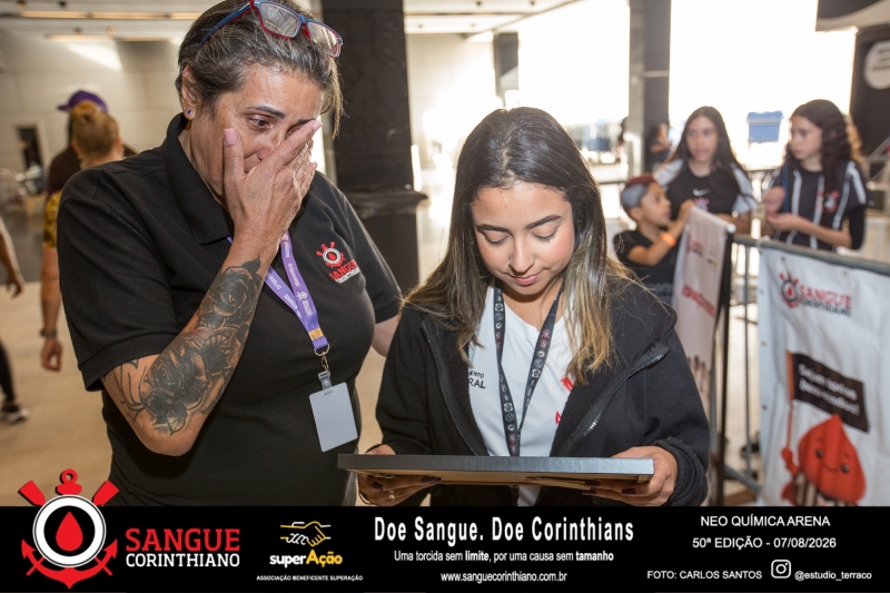 50º Edição - Campanha Sangue Corinthiano - Neo Quimíca Arena - 07 de Agosto 2026