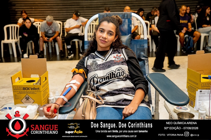 50º Edição - Campanha Sangue Corinthiano - Neo Quimíca Arena - 07 de Agosto 2026