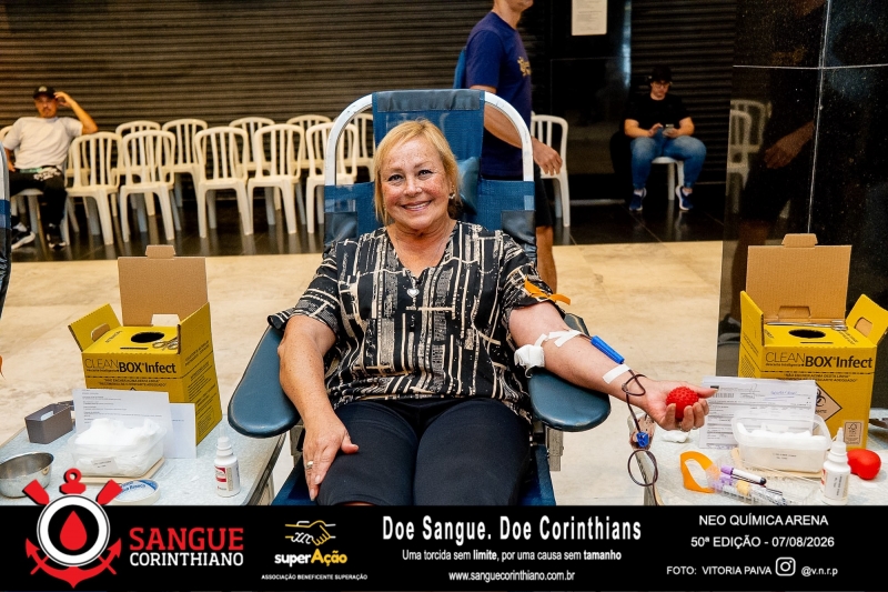 50º Edição - Campanha Sangue Corinthiano - Neo Quimíca Arena - 07 de Agosto 2026