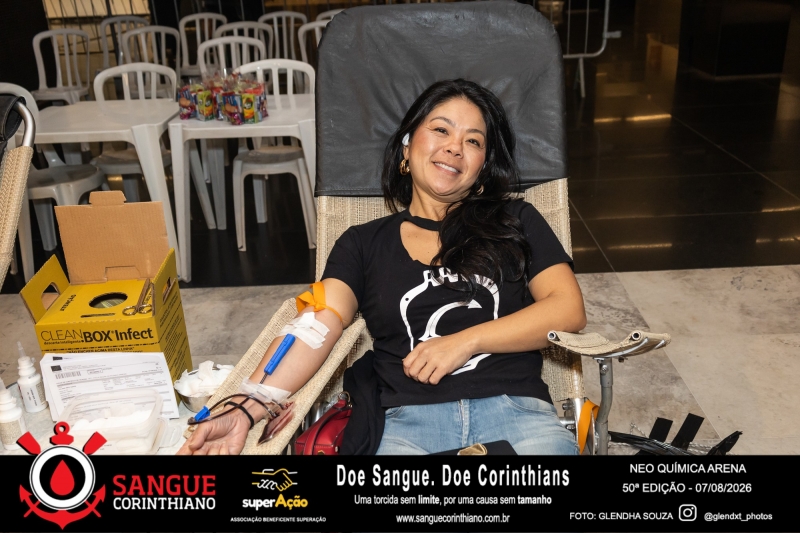 50º Edição - Campanha Sangue Corinthiano - Neo Quimíca Arena - 07 de Agosto 2026