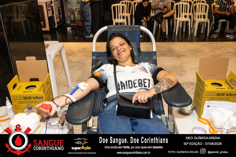 50º Edição - Campanha Sangue Corinthiano - Neo Quimíca Arena - 07 de Agosto 2026