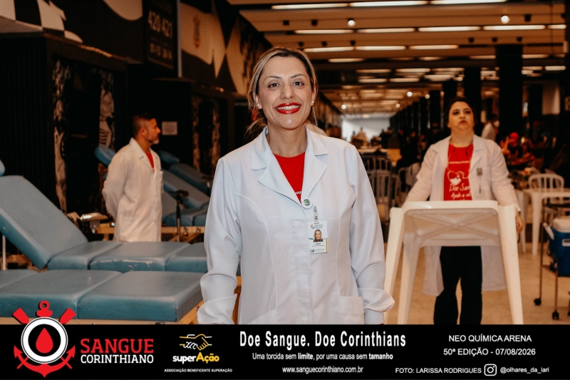 50º Edição - Campanha Sangue Corinthiano - Neo Quimíca Arena - 07 de Agosto 2026