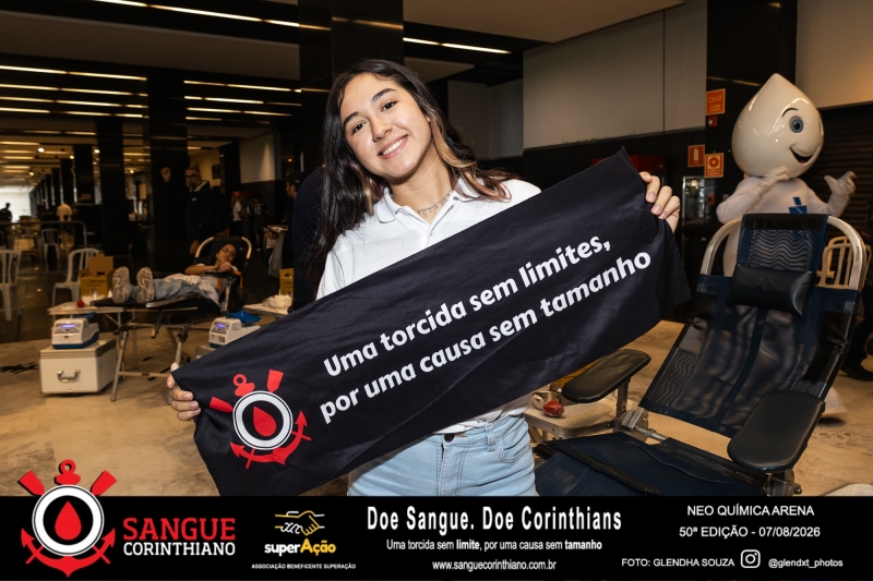 50º Edição - Campanha Sangue Corinthiano - Neo Quimíca Arena - 07 de Agosto 2026