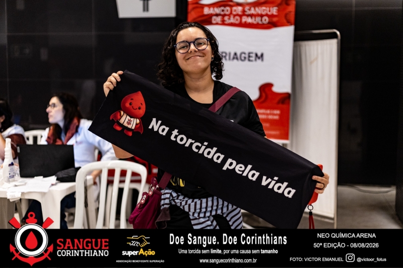 50º Edição - Campanha Sangue Corinthiano - Neo Quimíca Arena - 07 de Agosto 2026