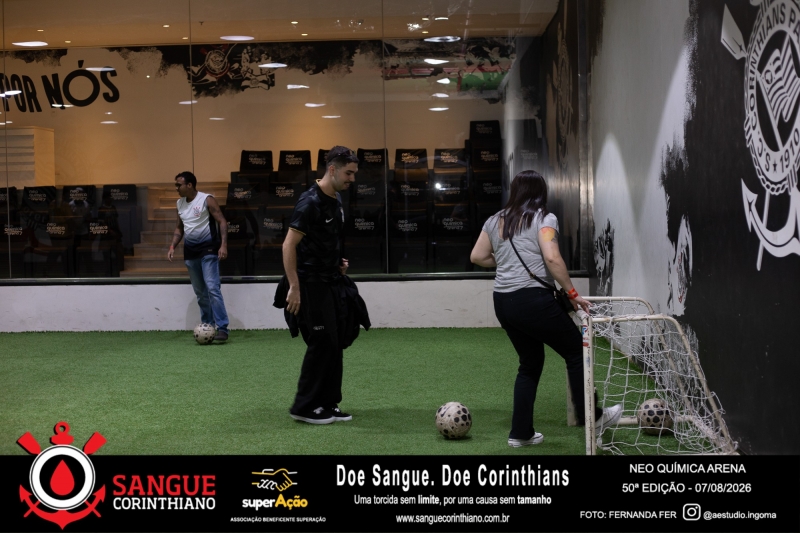 50º Edição - Campanha Sangue Corinthiano - Neo Quimíca Arena - 07 de Agosto 2026
