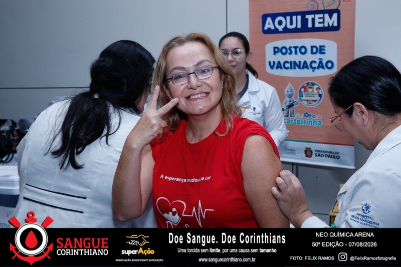 50º Edição - Campanha Sangue Corinthiano - Neo Quimíca Arena - 07 de Agosto 2026